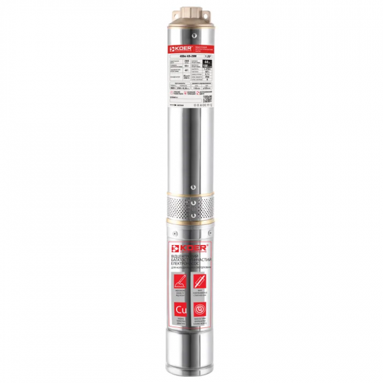 Насос свердловин. центробіж. Koer 4SDM 4/6 + 20M + пульт (KP2641)