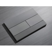Панель змиву Koer KT-0603-07 240x160x10mm пластикова, кнопка лінійна (KR5321)