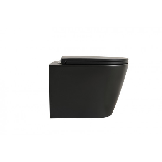 Комплект унітаз з інсталяцією для унітазу Mixxus Premium BEVEL-SET-2101 BLACK система змиву TORNADO