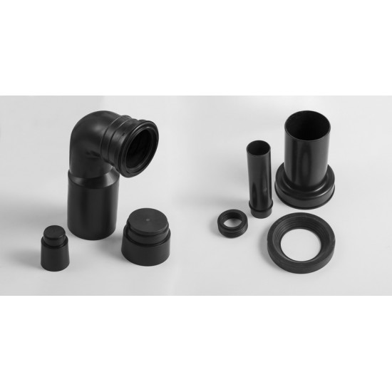 Комплект унітаз з інсталяцією для унітазу Mixxus Premium BEVEL-SET-2101 BLACK система змиву TORNADO