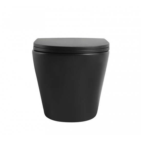 Комплект унітаз з інсталяцією для унітазу Mixxus Premium BEVEL-SET-2101 BLACK система змиву TORNADO