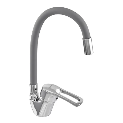 Змішувач для кухні Zerix YUB 181 Reflector Gray (ZX4653)