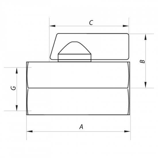 Кран "міні" ГГ 1/2"(NF.410) Nolf (NF2968)