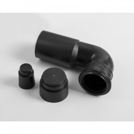 Коліно стоку Koer KT-0707 з кріпленням інсталяції для KT-0401, KT-0403, KT-0404, KT-0405 (KR5724)