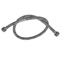 Гибкий шланг для подключения воды гайка 1/2'' - гайка 1/2'' (150 см) Zerix (ZX1556)