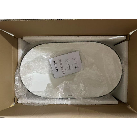 Раковина накладна Mixxus Premium WAVE-0105 EDGE BLACK 620х360х160mm (MP6556)