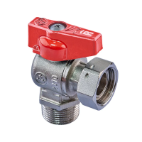 Кран шаровой угловой Н/Г, ручка 