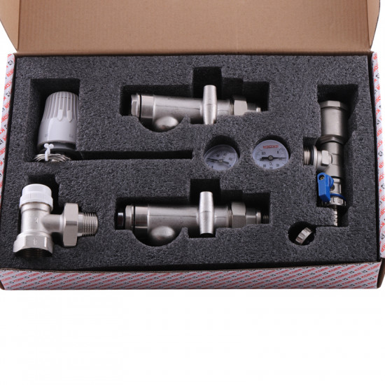 Смешивательный узел для коллект. с левым. иногда. Koer KR.1022L2 - 1" (без насоса) (угловой) (KR29)