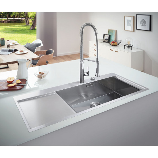 Мийка кухонна Grohe EX Sink K1000 (подвійне крило зліва) (31582SD0)