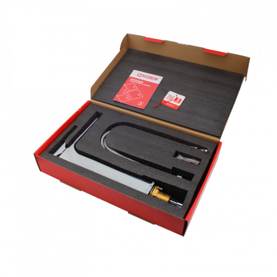 Змішувач для умивальника Koer KB-11009-01 високий (Колір хром) (KR3500)