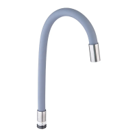 Вылиток для смесителя SUS-011 Reflector Gray из нержавеющей стали SUS304 (цвет серый) (CH0342)