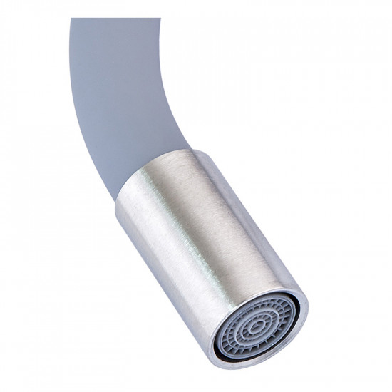 Вылиток для смесителя SUS-011 Reflector Gray из нержавеющей стали SUS304 (цвет серый) (CH0342)