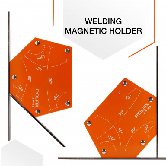 Магнітний тримач для зварювання Polax "трапеція" 145х110х25 мм (37-183)