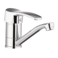 Смеситель для умывальника Haiba Focus 555 (выллив 15 см) (HB0135)