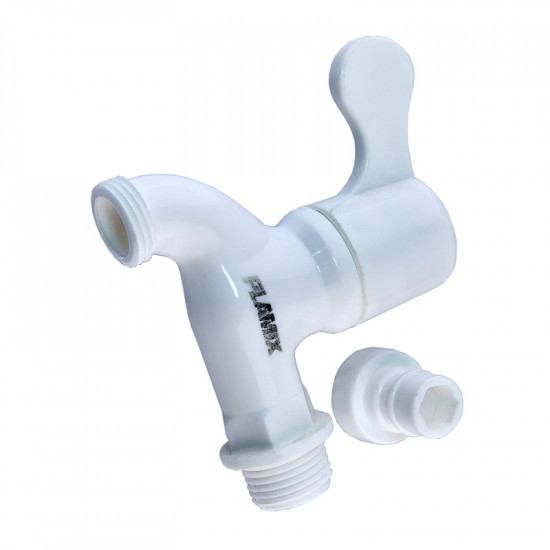 Кран для холодной воды PVC (White) Plamix PVS-1/2" (PM0632)