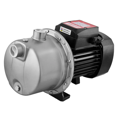 Насос поверхностный самовсасывающий Koer JS-1100 корпус нержавейка Н=56М Q=3,6кбМ, P=1100 Вт, 1"x1" (