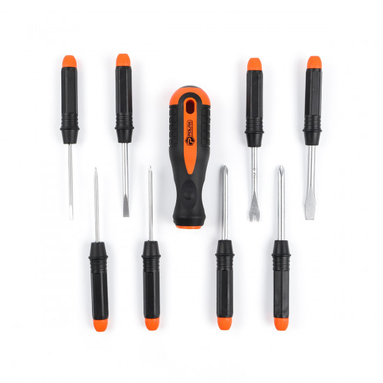 Набір викруток Polax зі змінними насадками 8 шт (51-039)