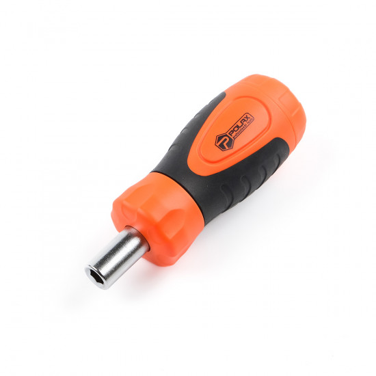 Викрутка з реверсом і змінними бітами 6 в 1 Polax (51-041)