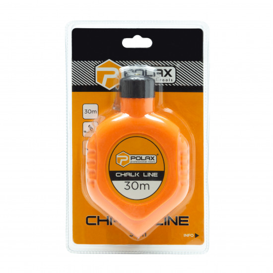 Шнур Polax розмічальний відбивний тросування 30 м (30-002) Шнур Polax розмічальний відбивний тросування 30 м (30-002)