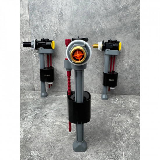 Арматура наповнювальна Koer KT-0107-1/2" з боковим підведенням та латунним різьбленням 1/2" (KR5831