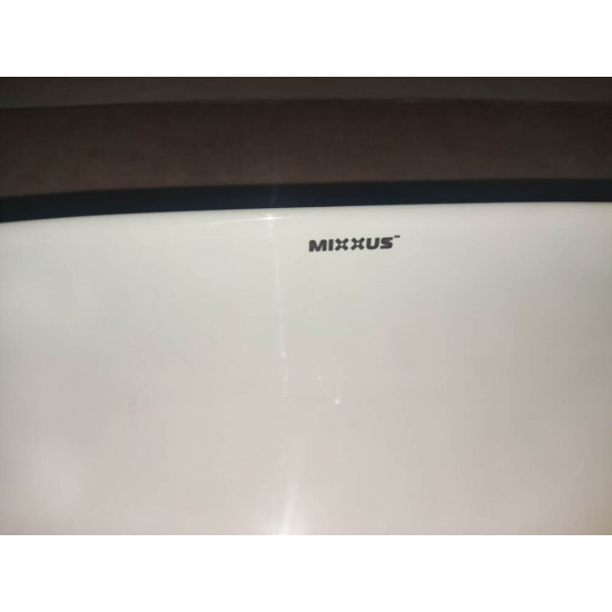 Раковина накладная Mixxus Premium DIVERSE-0112 WHITE-BLACK 455х325х135mm (MP6542)