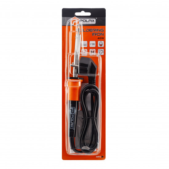 Паяльник електричний контактний 40 W Polax (32-009)