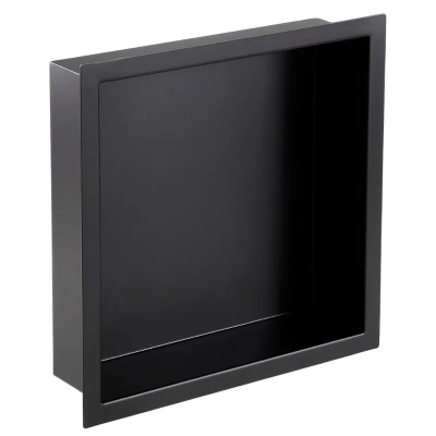 Полиця для ванної кімнати Mixxus Premium Niche-0101 Black (MI6678)