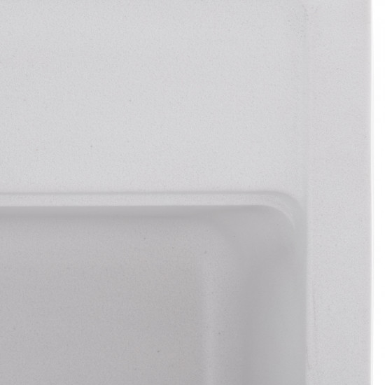 Мийка кухонна Zerix ZS-5751S-01 Біла (ZX4595)