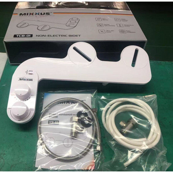 Накладка під кришку унітазу Mixxus Premium TCB-01 Універсальна, з вбудованим гігієнічним душем (MP6