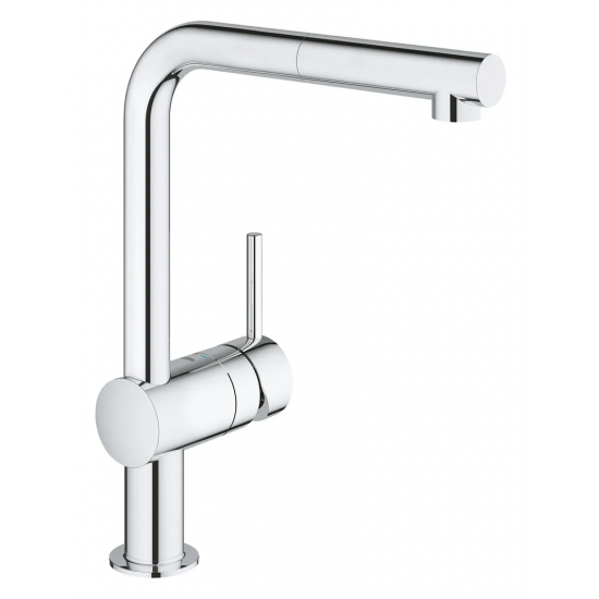 Змішувач для кухні з висувним виливом Grohe Minta (32168000)