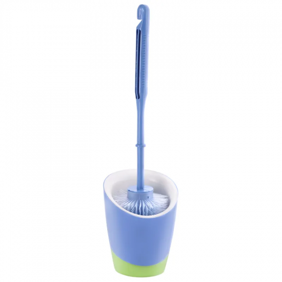 Йоржик для унітазу Zerix LR908-1 (пластик, синій) (ZX2722)