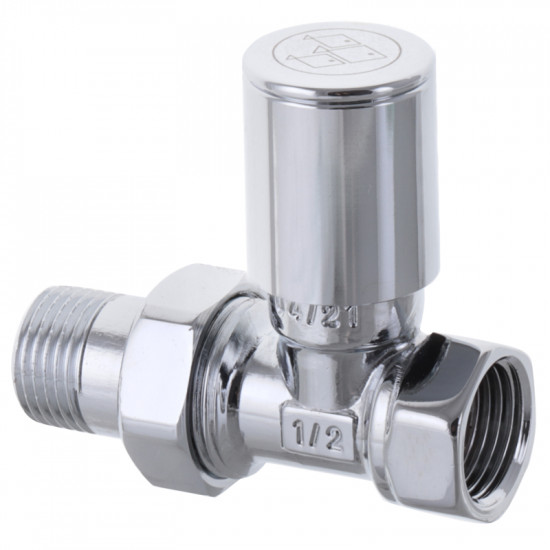 Кран для рушникосушки прямий Koer KR.532 - 1/2" (Продається по 2 шт.) (KR3074)