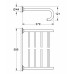 Полиця для рушників у ванну Grohe Essentials Authentic (40660001)