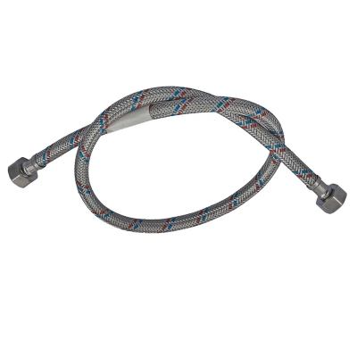 Гнучкий шланг для підключення води гайка 1/2'' - гайка 1/2'' (180 см) Zerix (ZX1557)