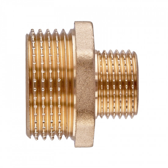 Ніпель редукційний Koer KF.N0608.WN - 3/4"x1/2" без нікелю (KR5573)