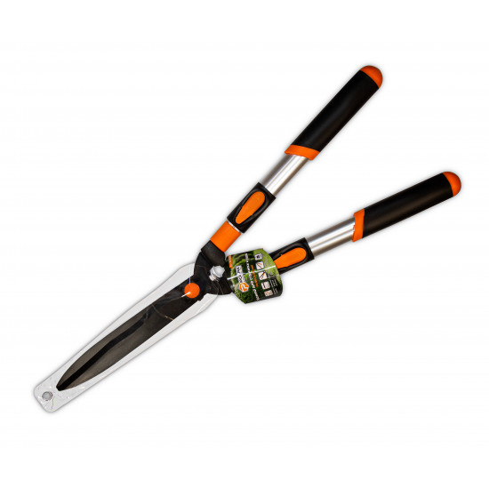 Ножиці для стрижки кущів Polax телескопічні з алюмінієвими ручками 680-890 мм (70-026)