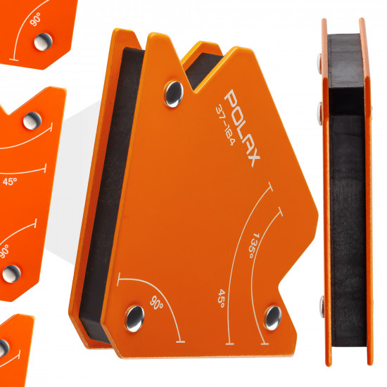 Магнітний тримач для зварювання Polax "стріла" 70х80х14 мм (37-184)
