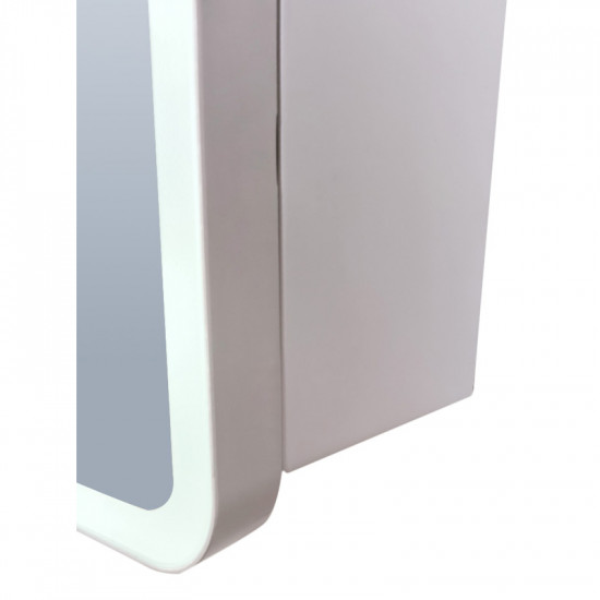 Дзеркальна шафка Mixxus Premium Olivary CM01-80x70x13 з LED Touch, димером, регулятором яскравості (MI8296)