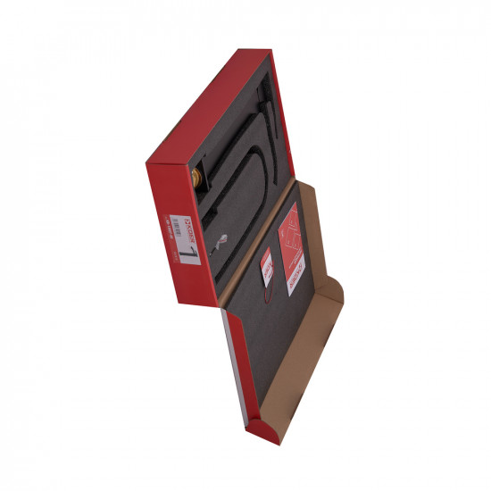 Змішувач для умивальника Koer KB-13007-05 високий (Колір чорний) (KR3445)