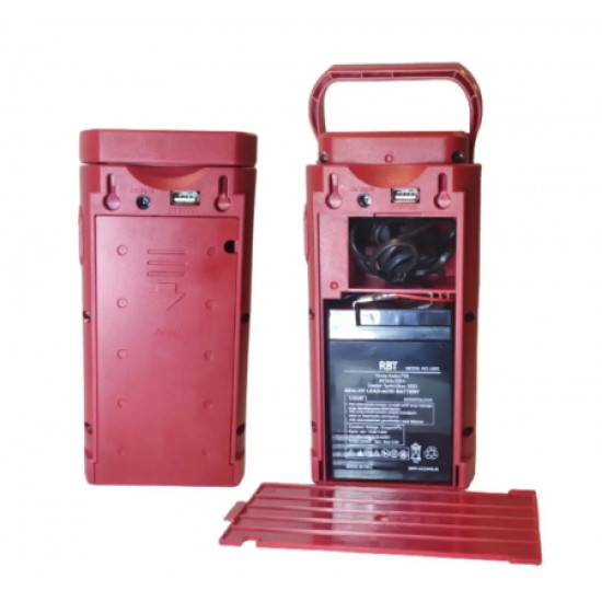 Ліхтар аварійний ALMINA 2606L, 24SMD, з'ємний свинцовий акумулятор 6 V, 2 режими, powerbank, 20см (20056)