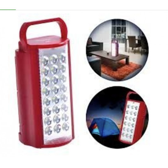 Ліхтар аварійний ALMINA 2606L, 24SMD, з'ємний свинцовий акумулятор 6 V, 2 режими, powerbank, 20см (20056)