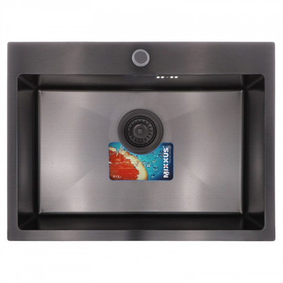 Набір Mixxus SET-6045-200x1.0-PVD (мийка + змішувач + диспенсер) (MX0587)