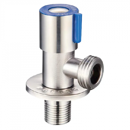 Кран для підключення сантехприладів Champion VAL-03 1/2x3/4 з нерж.сталі (CH0322)