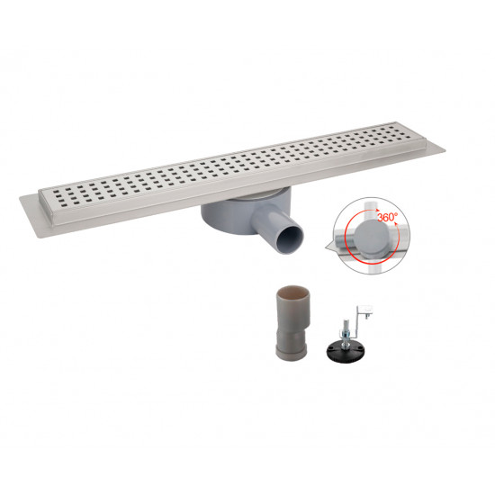 Душовий трап Koer FD02-70x600 з нержавіючої сталі SUS304 70x600мм (AC0686)