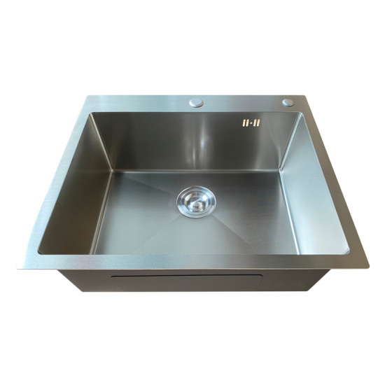 Мойка Mixxus MH6050 Micro Decor SS Color (3.0/0.8) из нерж. стали (цвет нержавейка) (MI8220)