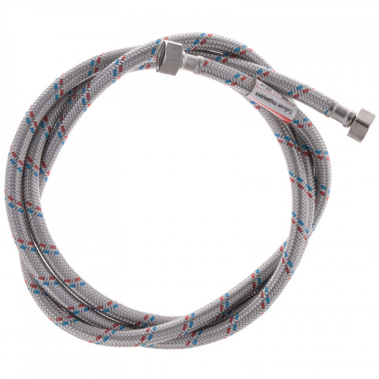 Гибкий шланг для подключения воды Гайка 1/2 - Гайка 1/2 (200 см) ZERIX (ZX1558)
