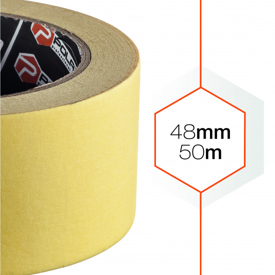 Малярна клейка стрічка Polax Стандарт 48 мм х 50 м (101-293)