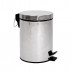 Ведро для мусора круглое Zerix Solo-TC0107 SS Цвет 7 л цвет нержавейка (ZX5899)