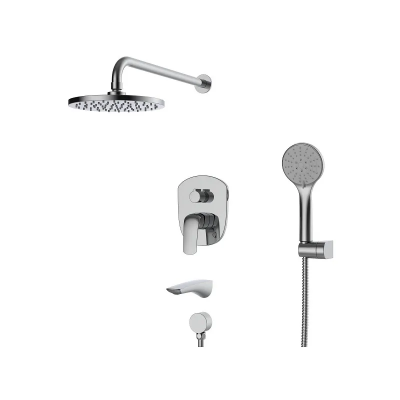 Встроенная душевая система с смесителем Koer KB-64008-01 (Цвет хром) (KR3476)