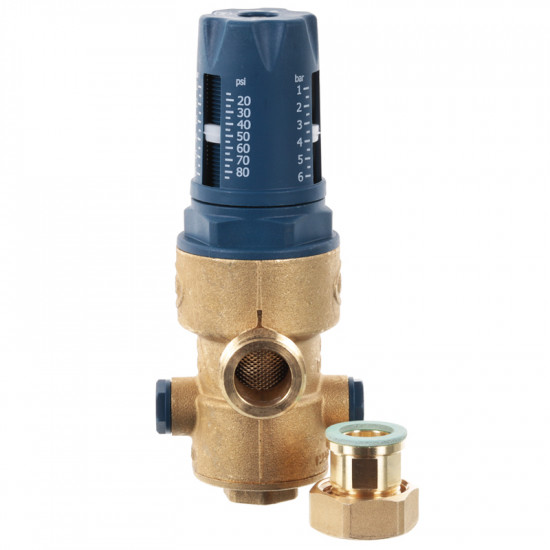 Редуктор тиску Roho R1202-050 - 1/2" ПН, PN25 (1-6 бар) мембранний (RO0145)